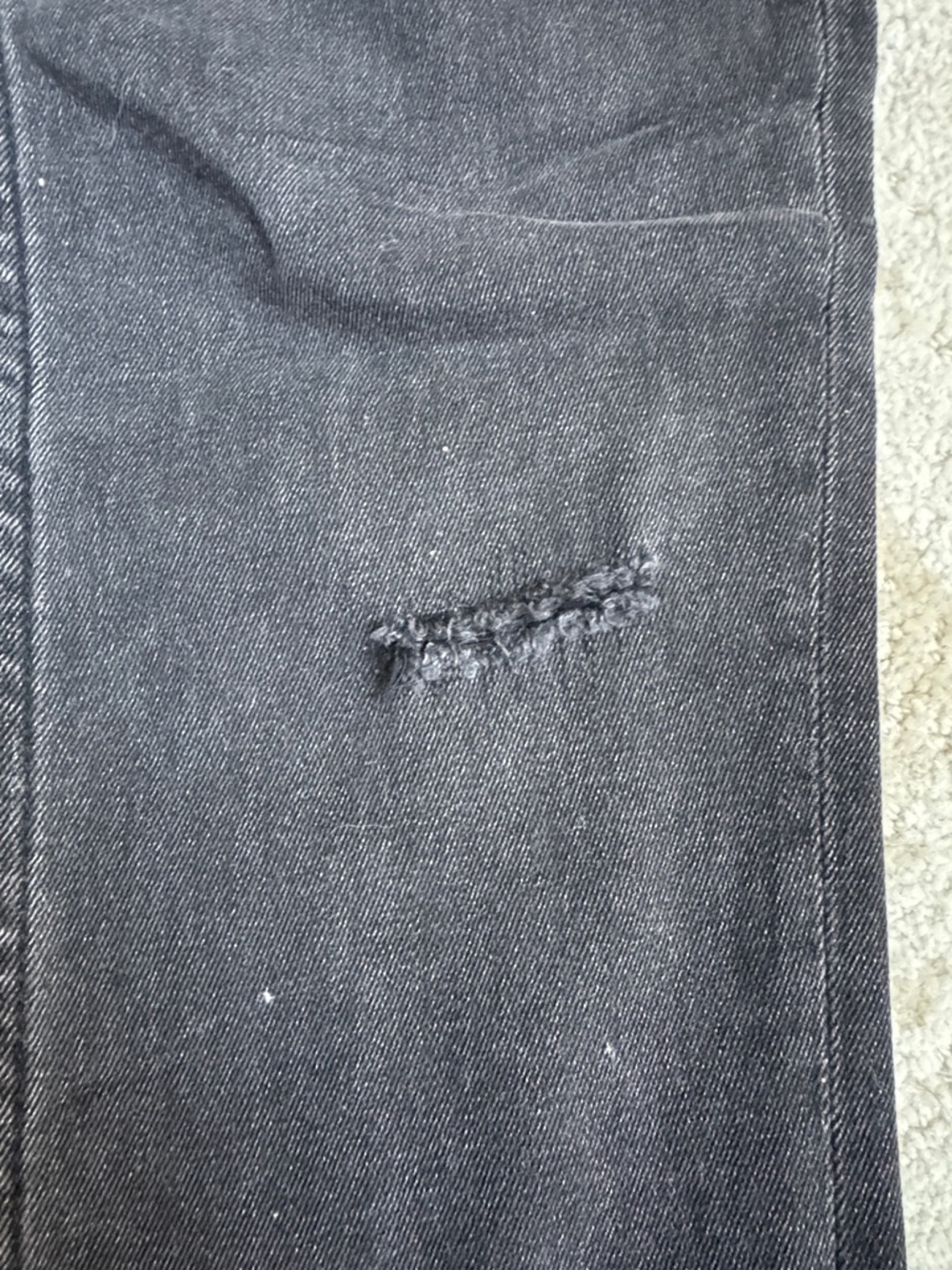 Vigoss Women's Marley Straight Charcoal Black High-Rise Skinny Jeans - Picture 3 of 6